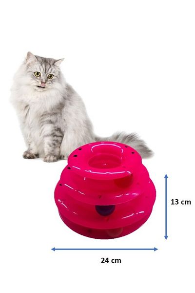 KRT Pawia Three-Storey, Three-Ball Cat Intelligence Toy