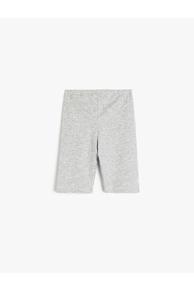 Koton New Season Elastic Waist Cotton Blended Basic Short Leggings
