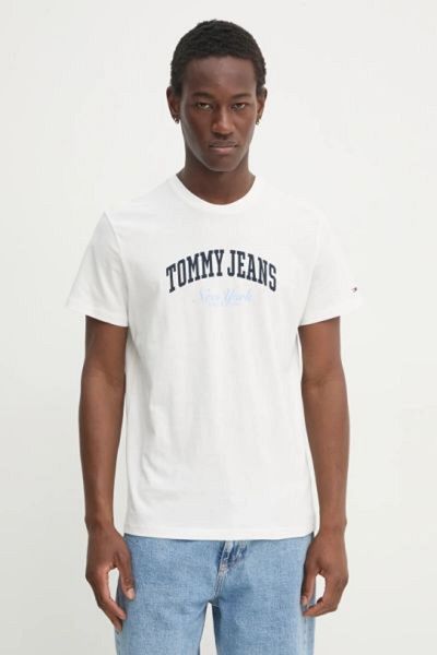 Tommy Hilfiger Tjm Slim Varsity Pop Tee Ext - Relaxed Fit