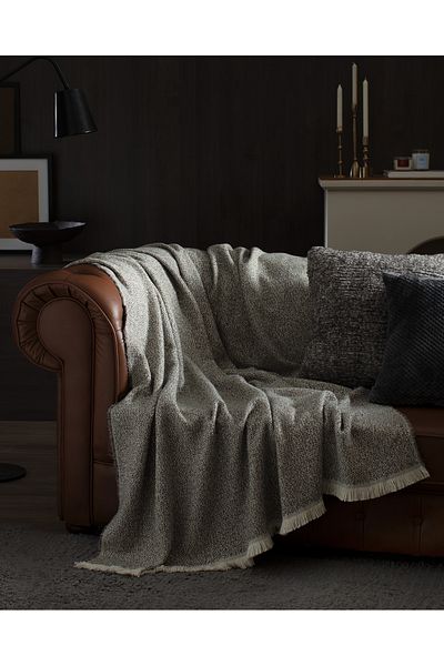 Madame Coco Gray Alpagny Tv Blanket