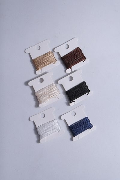 Eskişehir hobi sanat 1Mm 1Meter 6Colors Σχοινί αλεξίπτωτου (ΣΥΝΟΛΟ 6 ΜΕΤΡΑ) Μακραμέ Βραχιόλι Κολιέ Κοσμήματα Σχέδιο Πλεξούδα Μαλλιών