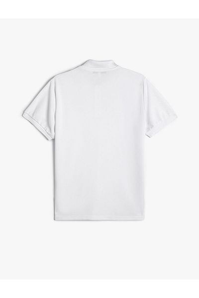 Koton Αθλητικό T-Shirt - Polo λαιμόκοψη, λεπτομέρεια με κουμπιά, κοντό μανίκι