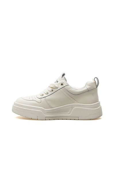 Lufian Jennifer Women's Sneakers - Casual White Sneakers, Model 122230018 Z
