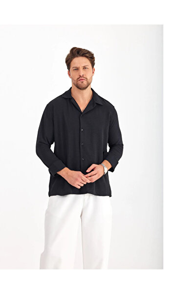 Riowela Чоловіча літня сорочка з фактурною тканиною