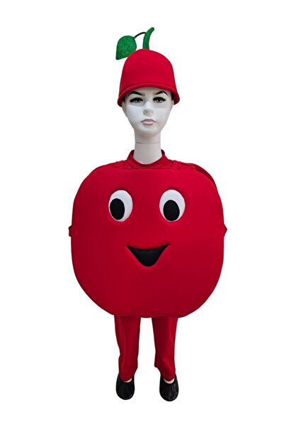 Kostüm Sarayı Kırmızı Elma Kostümü