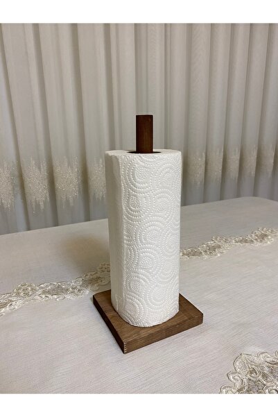 MSAĞWOODS Wooden Paper Towel Holder, Tabletop Napkin Holder