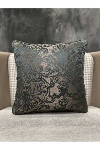 Fabricland Husă de pernă din seria Premium, gri antracit, 43x43cm