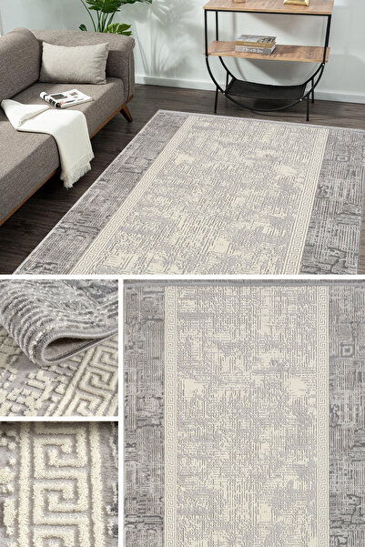 ALYONA %100 Akrilik Makine Dokuma Akrilik Halı Modern Özel Ölçü Kesme Akrilik...