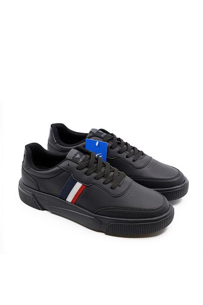 Tiglon Men's Black Sneakers - Casual Comfort Shoes M20505