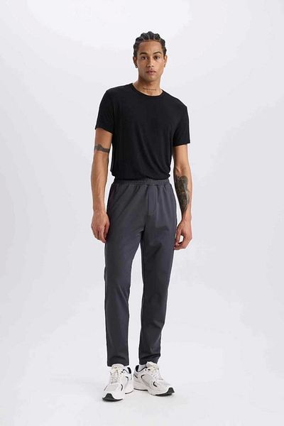 DeFacto E3930 DeFactoFit - Sportsman Jogger Slim Fit ύφασμα κατάδυσης, ελαστική μέση, ίσια κοπή
