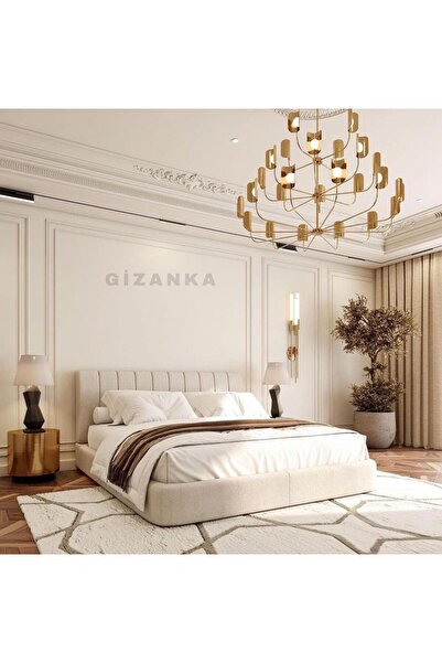 GİZANKA Modern Yatak Odası Tasarımı Hazır Kesim Çıta (ANKA173)