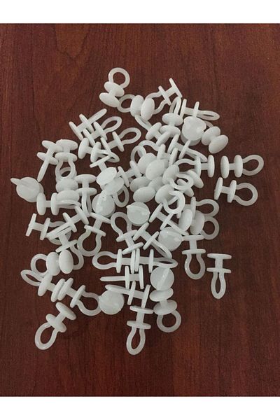 PROXIMA 60 Hand Stitched Curtain Buttons Plastic Curtain Rollers
