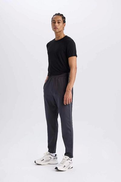 DeFacto E3930 DeFactoFit - Sportsman Jogger Slim Fit ύφασμα κατάδυσης, ελαστική μέση, ίσια κοπή
