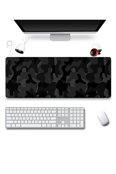SonicTouch Negru Gri Camuflaj Model Gamer Gamer Tastatură rezistentă la lichi...