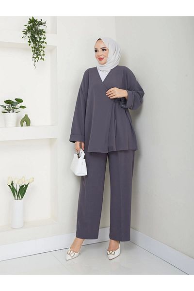 SERRA MODA Women's Double Saw Tunic Suit