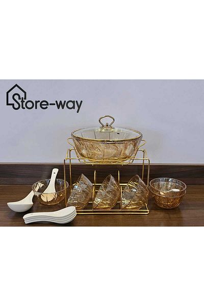 Storeway 16 Pieces - Glass Soup Set