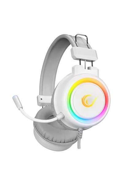 Rampage Sn-r10 Alquist White 3,5 mm RGB Gaming Player Căști cu microfon