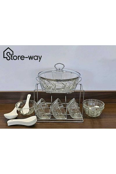Storeway 16 Pieces - Glass Soup Set