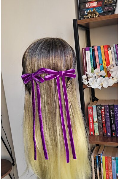 LO ADORO Кадифена стрічка-бантик для дівчаток - аксесуар для волосся до Дня з...