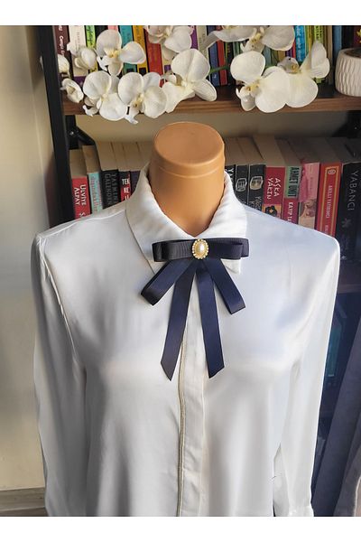 LO ADORO Women's Tie Women's Bow Tie Collar Brooch Collar Accessory