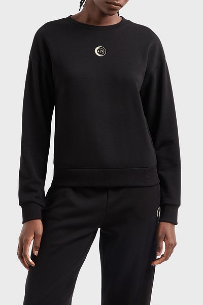 Armani Exchange Суитшърт с кръгло деколте Rafahit 100% памук - SWEAT XW000317 AF12217 UC001
