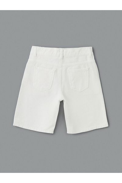 LC Waikiki Αγορικό τζιν σορτς New Season με ρυθμιζόμενο ελαστικό μέσης - S5DP96Z4