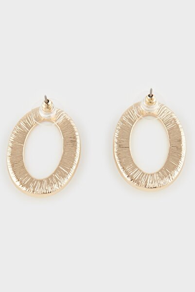 DeFacto Kadın Gold Detaylı Halka Küpe E3983AXNS