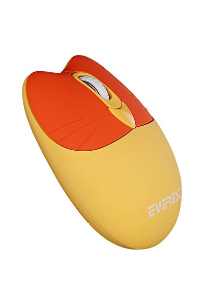 Everest KM-6244 BUNNY Renkli Tuşlu Sarı 2.4 Ghz + Bluetooth Kablosuz Q Multimedia Klavye + Mouse Set