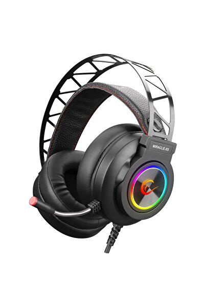 Rampage Miracle-x5 Siyah Rgb Led 7.1 Surround Sound System Mikrofonlu Gaming ...