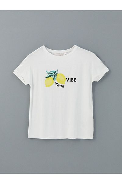 LC Waikiki Set pijamale pentru femei LCW DREAM cu decolteu rotund