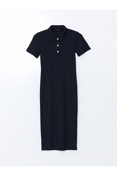 LC Waikiki Γυναικείο φόρεμα με γιακά πουκάμισο New Season - S5KR84Z8