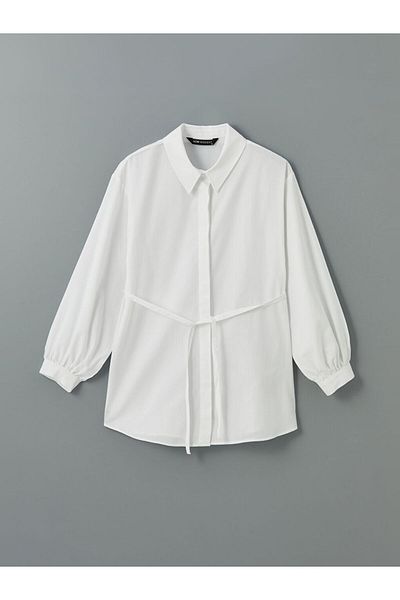 LC Waikiki Γυναικείο πουκάμισο LCW Modest Oversize Poplin
