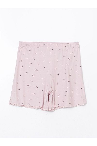 LC Waikiki Lcw Dream - Floral Print Shorts with Elastic Waist Pyjama Bottoms for Women