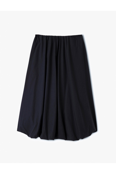 Koton Standart Bel Pamuklu Uzun Kloş Etek