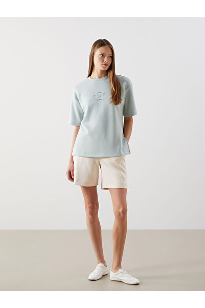 LC Waikiki شورت نسائي بخصر مطاطي من LCW Vision