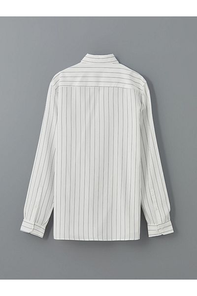 LC Waikiki Slim Fit Long Sleeve Striped Men's Shirt