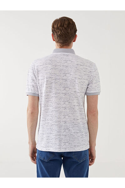 LC Waikiki LCWAIKIKI Classic Polo Collar Short Sleeve Patterned Pique Men's T-Shirt