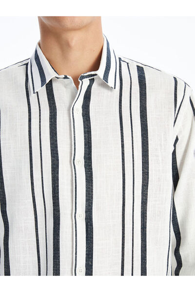 LC Waikiki XSIDE Regular Fit Довгорукавна смугаста сорочка для чоловіків