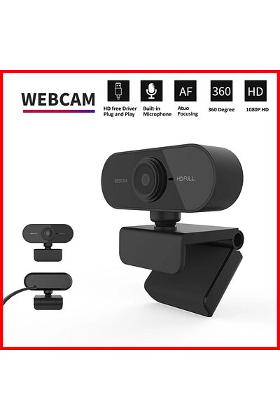 Choice Hd Full 1080p Hd Mini Webcam With Microphone, Usb Interface Supports Laptop Desktop Computer, Suitab