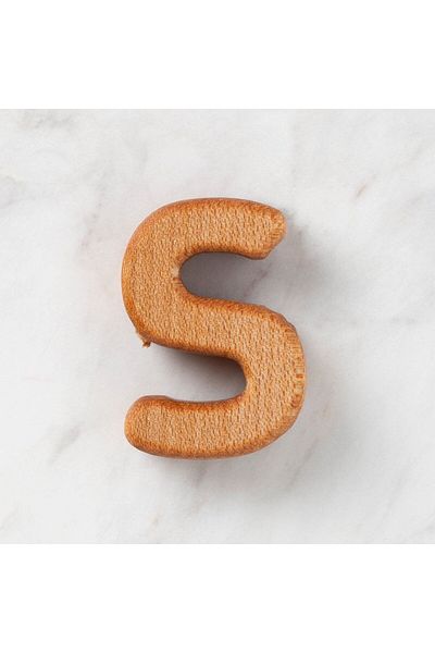 Store Hobby Baby Organic Wooden Letter - S