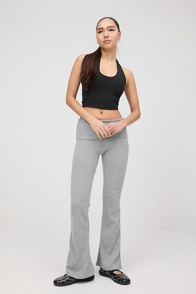 Addax Folded Waistband Knitwear Pants Pn114