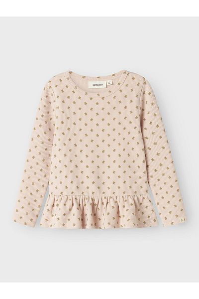 Lil' Atelier Oberteil mit langen Ärmeln Slim Fit