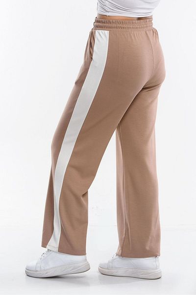 monox Γυναικεία φούτερ Oys Flared Leg ριγέ Jogger Modal