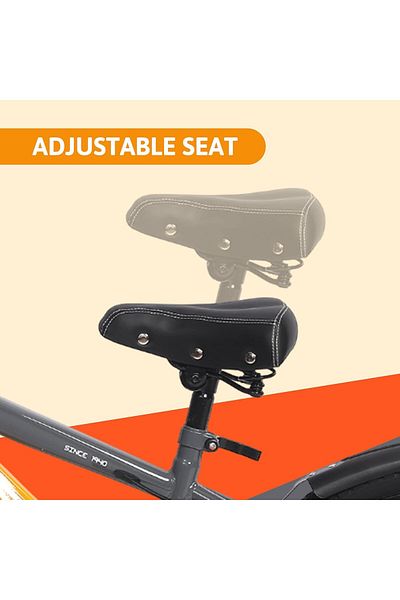 Endless Orange Carbon Steel Kids Bike | 4 - 7 Years, 16 Inch Bike with High Quality Training Wheels