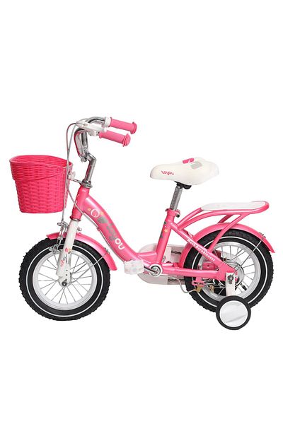 Endless Girls Pink Steel Kids Bike | 2 - 3 Years | 12 Inch Bike with High Quality Training Wheels
