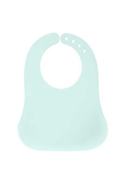Stephen Joseph Green Silicone Baby Bib - Mermaid 6 Months+