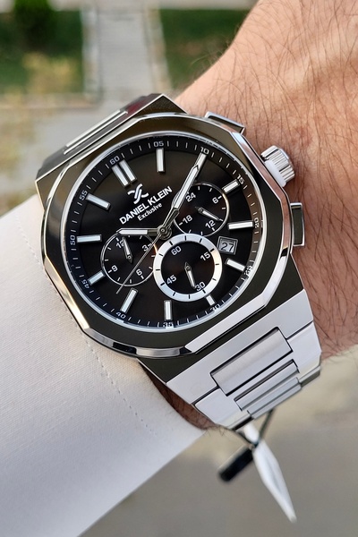 Daniel Klein Kadranı Siyah Kordonu Beyaz Renk İç Göstergeleri Aktif Hediye Pa...