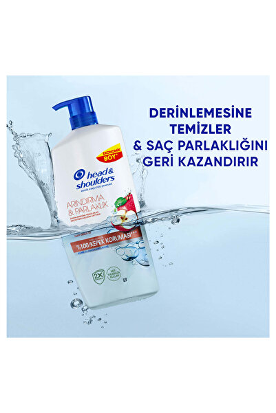 Head&Shoulders Arındırma&Parlaklık Kepeğe Karşı Etkili Şampuan 800 ml