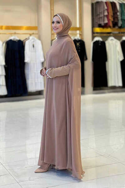 Bym Fashion Elbise Abaya Takım