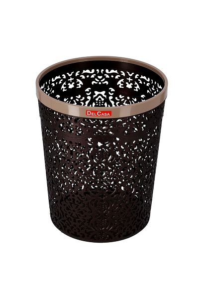 DELCASA DC1514 Dustbin - Portable Lightweight Circular Wastebasket Trash Can